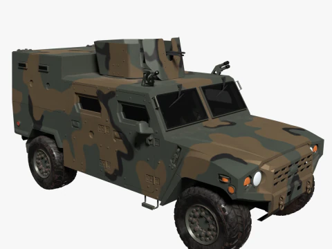 Kendaraan pengintai K-153 Model 3D