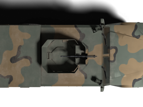 Reconnaissance vehicle K-153 3D 모델