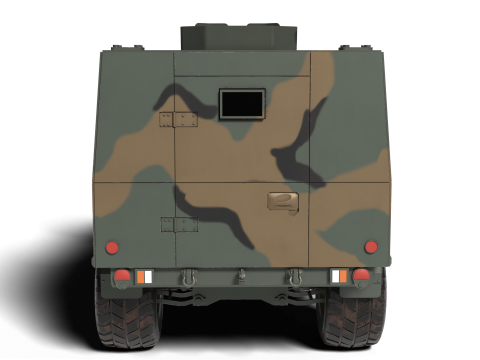 Reconnaissance vehicle K-153 3D 모델