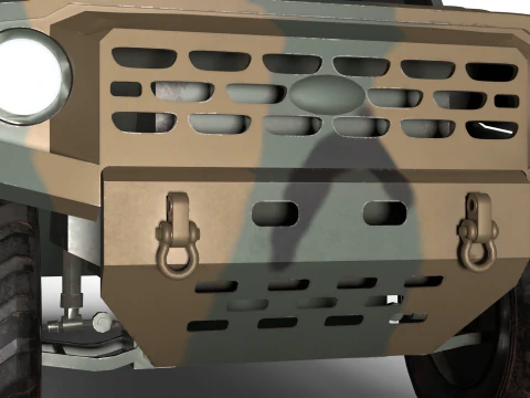 Reconnaissance vehicle K-153 3D Model