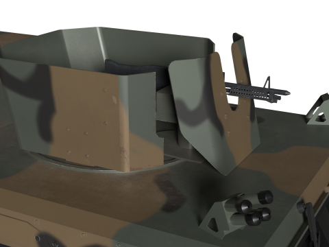 Reconnaissance vehicle K-153 3D 모델