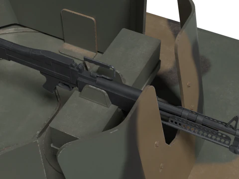 Reconnaissance vehicle K-153 3D Model