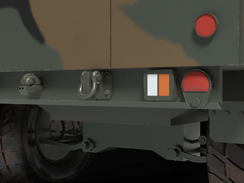 Reconnaissance vehicle K-153 3D 모델