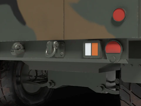Reconnaissance vehicle K-153 3D Model