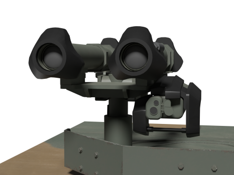 Korea Military Vehicle K-151 3D Model