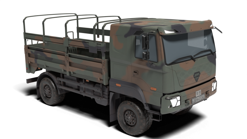 Korea Military Truck K-511 3D मॉडल .c4d .max .obj .3ds .fbx .stl .blend