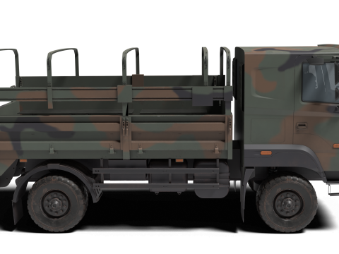 Korea Military Truck K-511 3D मॉडल