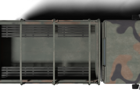 Korea Military Truck K-511 3D मॉडल