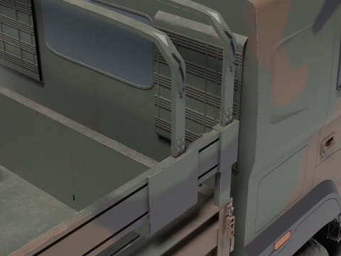 Korea Military Truck K-511 3D मॉडल