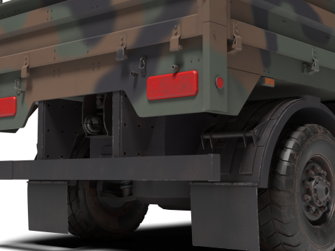 Korea Military Truck K-511 3D मॉडल
