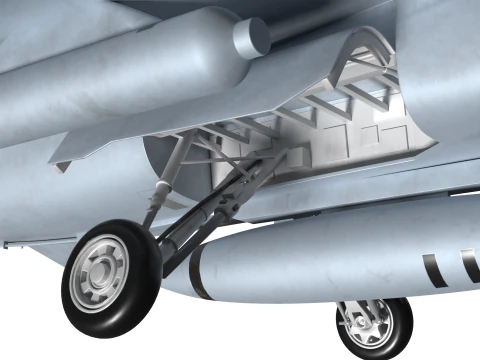 Supersonic Fighter FA-50 3D Model