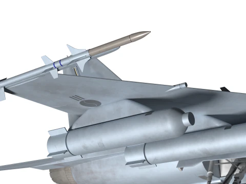 Supersonic Fighter FA-50 3D Model