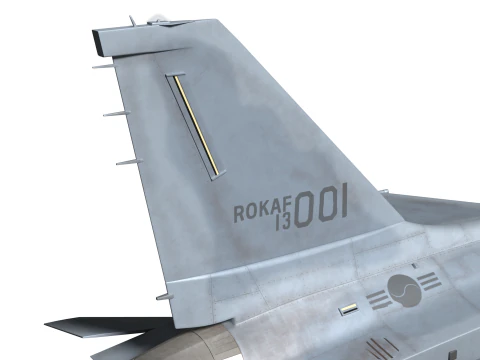 Supersonic Fighter FA-50 3D Model