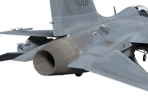 Supersonic Fighter FA-50 3D Model