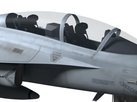 Supersonic Fighter FA-50 3D Model