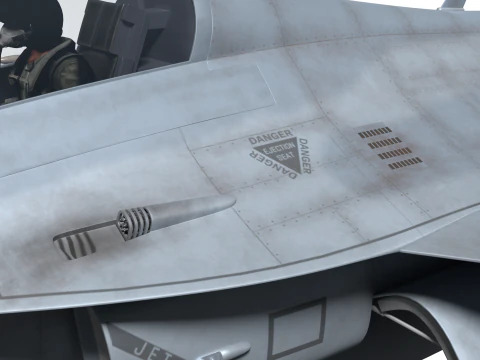 Supersonic Fighter FA-50 3D Model