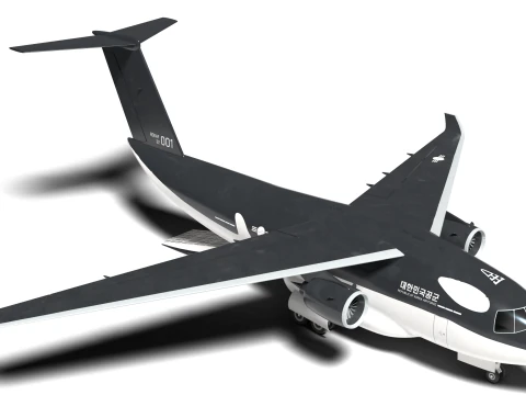 Aereo da trasporto coreano MC-X Modello 3D
