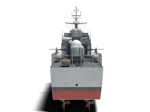 Korea Patrol Craft Fast Chamsoori-class 3D Model
