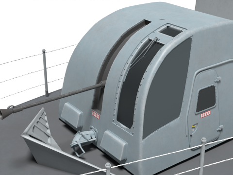 Korea Patrol Craft Fast Chamsoori-class 3D Model