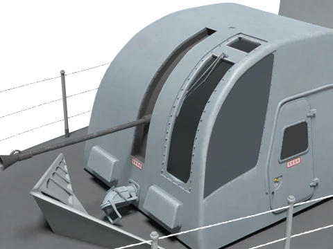 Korea Patrol Craft Fast Chamsoori-class 3D Model