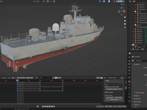 Korea Patrol Craft Fast Chamsoori-class 3D Model