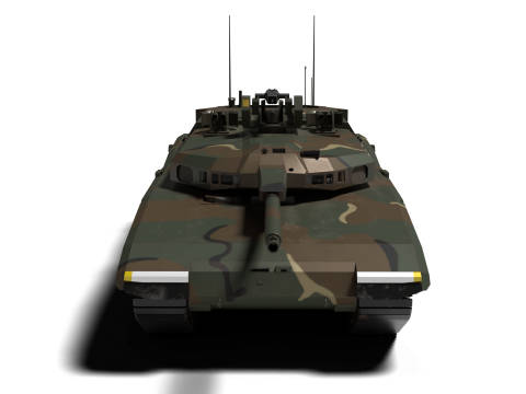 Korea AI tank K-3 Modelo 3D