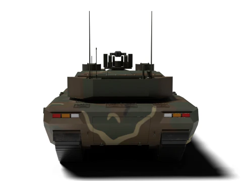 Korea AI tank K-3 3D Model