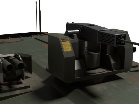Korea AI tank K-3 Modelo 3D