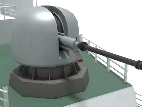 Coast guard ship Lee Cheong ho 3D Model