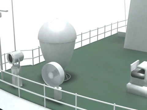 Coast guard ship Lee Cheong ho 3D Model