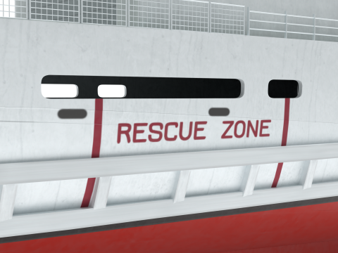 Coast guard ship Lee Cheong ho 3D Model