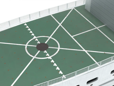 Coast guard ship Lee Cheong ho 3D Model