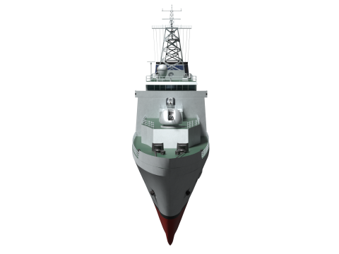 Coast Guard Ship Sambong 3D Model