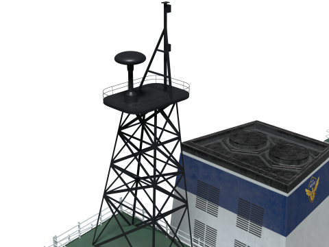 Coast Guard Ship Sambong 3D Model