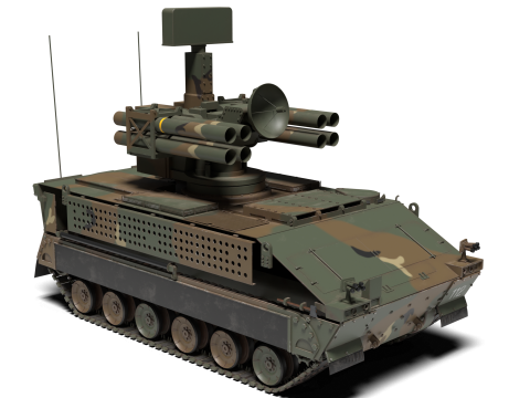 Korea Anti-aircraft missile Tank K-31 3Dモデル
