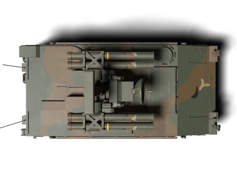 Korea Anti-aircraft missile Tank K-31 3D Model