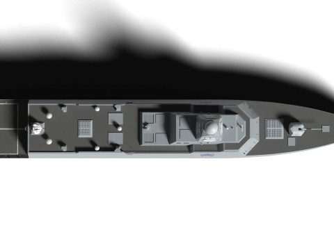 Korea Destroyer KDDX Modelo 3D