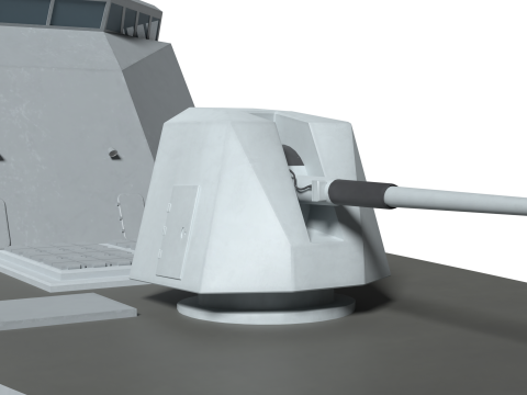 Korea Destroyer KDDX Modelo 3D