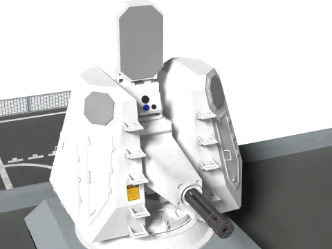 Korea Destroyer KDDX 3D Model