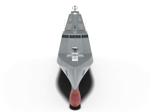 Korea Destroyer KDDX-S 3D Model