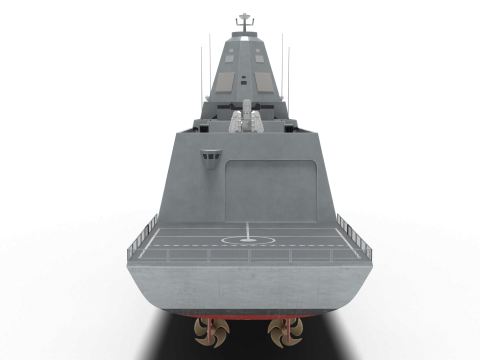 Korea Destroyer KDDX-S 3D Model