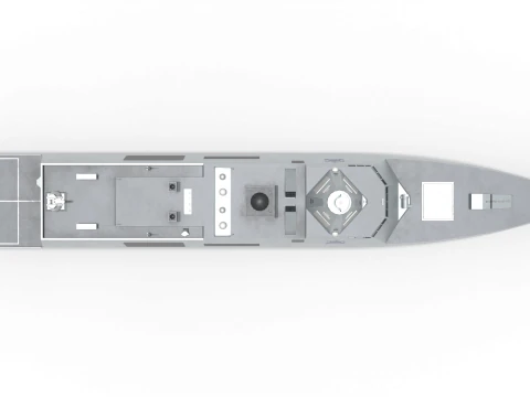 Korea Destroyer KDDX-S 3D Model