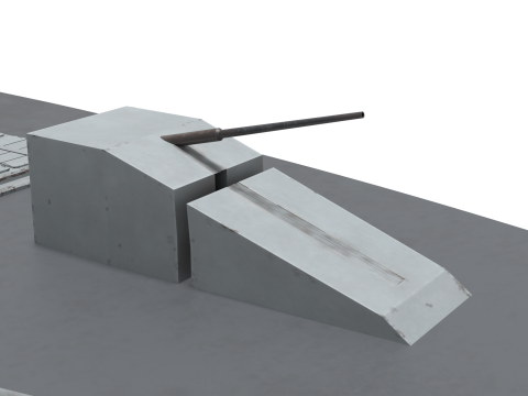 Korea Destroyer KDDX-S 3D Model
