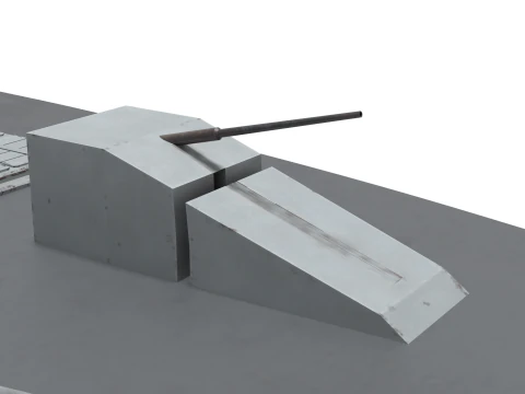 Korea Destroyer KDDX-S 3D Model