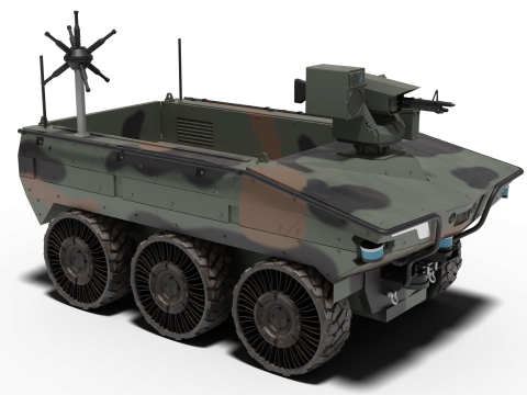 Korea Unmanned Vehicle Arion-SMET 3D Model