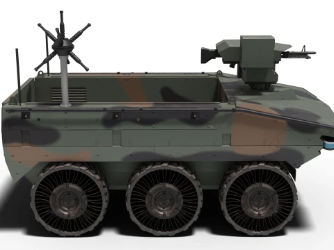 Korea Unmanned Vehicle Arion-SMET 3D Model