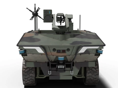 Korea Unmanned Vehicle Arion-SMET 3D Model