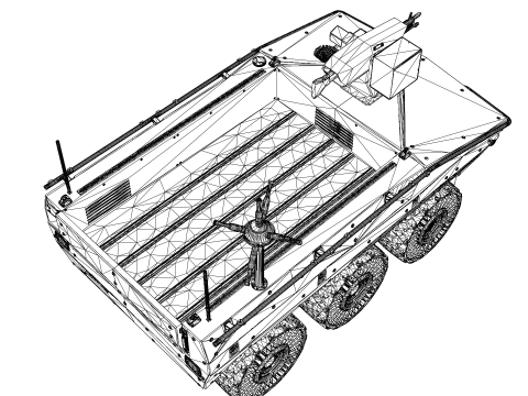 Korea Unmanned Vehicle Arion-SMET Model 3D