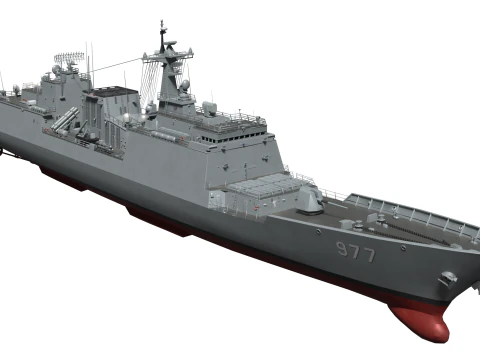 Il cacciatorpediniere coreano Daejoyeong Modello 3D