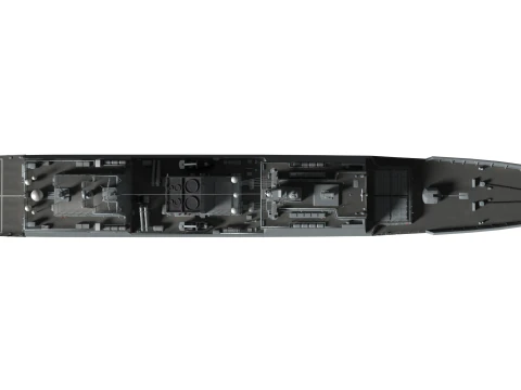Korea Destroyer Daejoyeong 3D Model